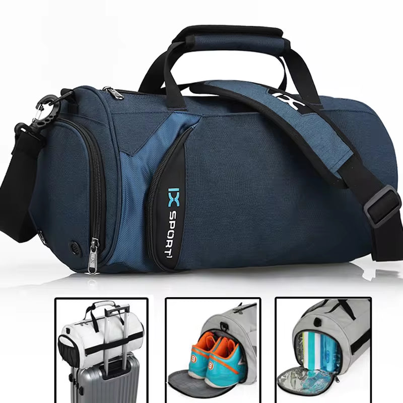 Large Gym Bag Fitness Bags Wet Dry Training Men Yoga for Shoes Travel Shoulder Handbags Multifunction Work Out Swimming Bag