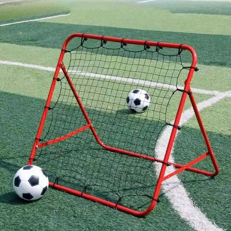 Football Rebounder Net Sports Ball Replacement Net 39.37X39.37 Inches Soccer Rebound Catching Net with 20 Ropes for Outdoor