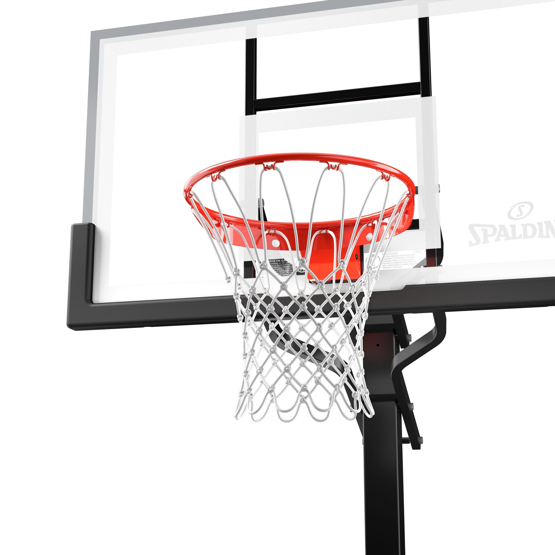 Ultimate Hybrid® 54 In., Glass Portable Basketball Hoop System