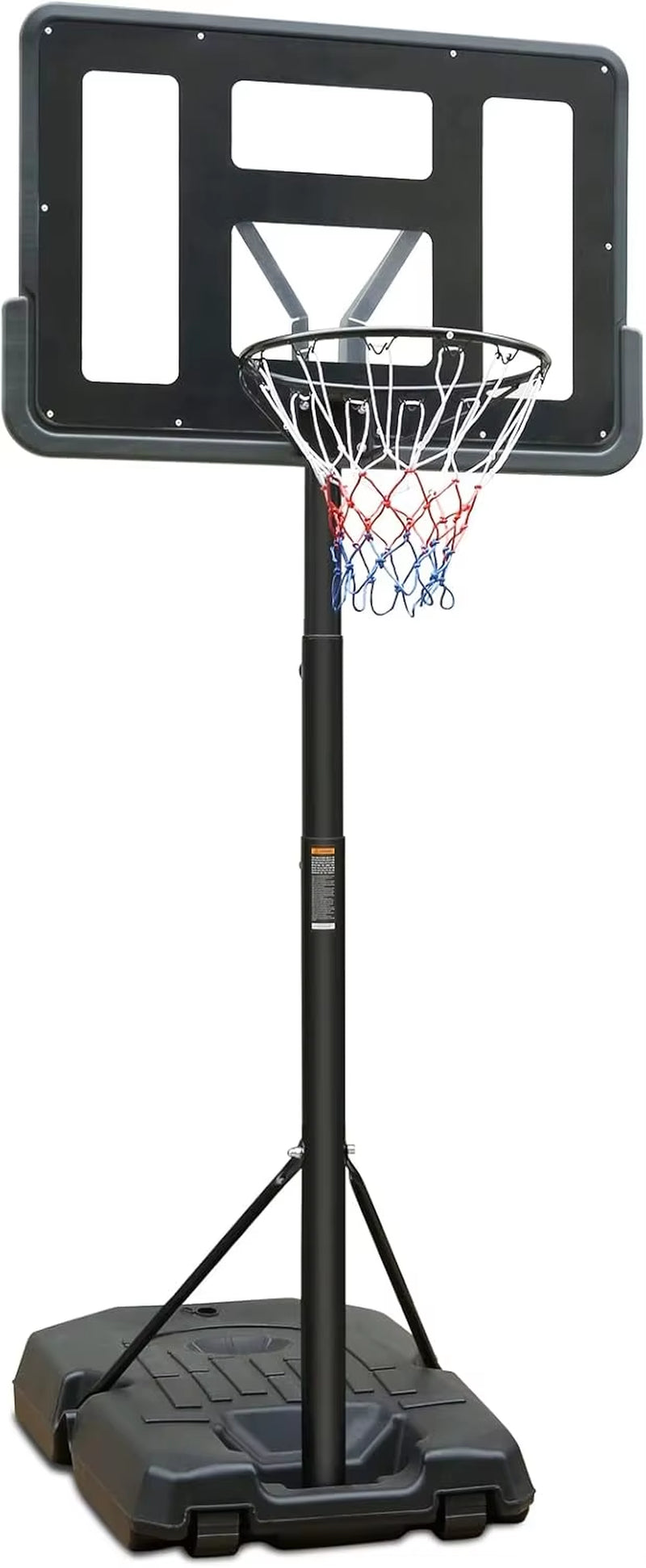 Portable Basketball Hoop Stand Free Basketball System with 28/44Inch Backboard Height Adjustable 7Ft/10Ft for Teenager Adult